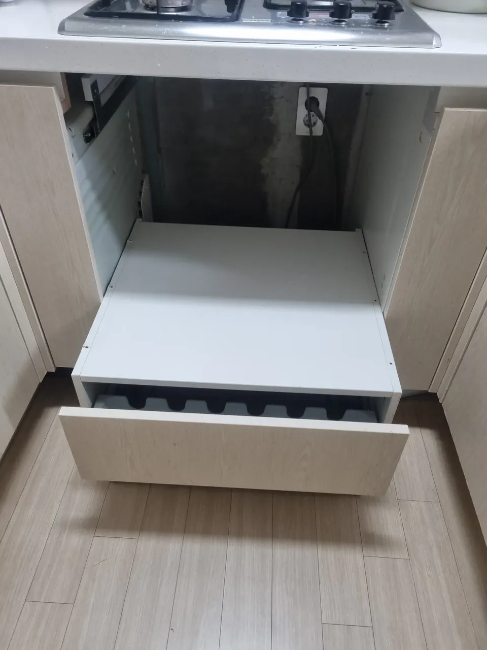 평택 오븐받침장제작 오븐 받침장 서랍 구성